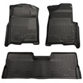 2009-2012 Honda Pilot (All) WeatherBeater Combo Black Floor Liners (One Piece for 2nd Row) by Husky Liners (98421) - Modern Automotive Performance
