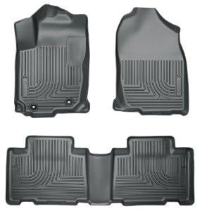 2013 Honda Accord WeatherBeater Black Front & 2nd Seat Floor Liners (4-Door Sedan Only) by Husky Liners (98481) - Modern Automotive Performance
