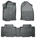 2013 Honda Accord WeatherBeater Black Front & 2nd Seat Floor Liners (4-Door Sedan Only) by Husky Liners (98481) - Modern Automotive Performance
