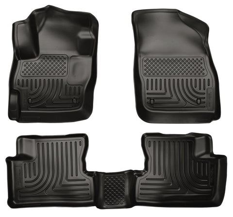 2010-2012 Mazda 3 WeatherBeater Combo Black Floor Liners by Husky Liners (98631) - Modern Automotive Performance
