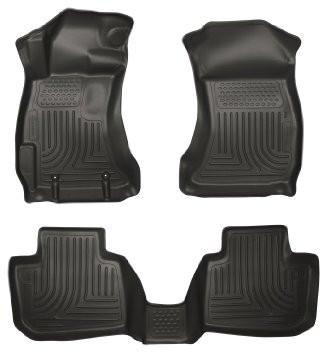 2010-2012 Subaru Legacy/Outback WeatherBeater Combo Black Floor Liners by Husky Liners (98841) - Modern Automotive Performance
