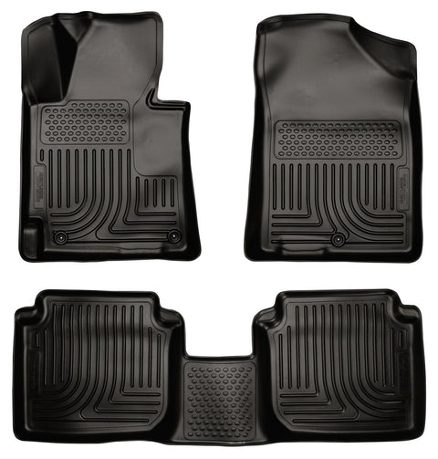 2011 Hyundai Elantra WeatherBeater Combo Black Floor Liners by Husky Liners (98891) - Modern Automotive Performance
