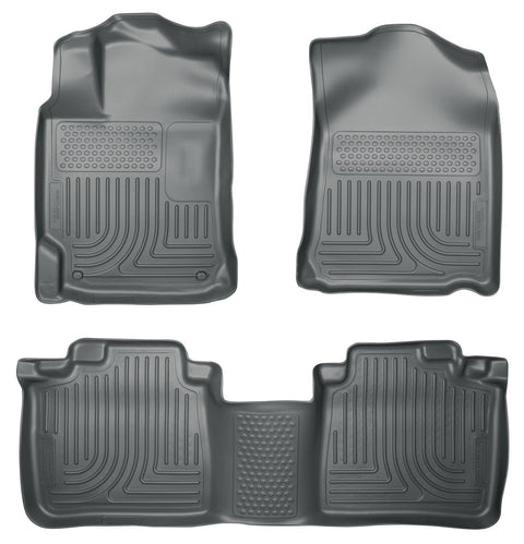 2012 Toyota Camry WeatherBeater Combo Gray Floor Liners by Husky Liners (98902) - Modern Automotive Performance
