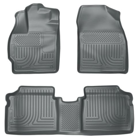 2010-2012 Toyota Prius WeatherBeater Combo Gray Floor Liners by Husky Liners (98922) - Modern Automotive Performance
