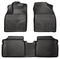 2012 Toyota Prius (PlugIn Models ONLY) WeatherBeater Front & 2nd Seat Black Floor Liners by Husky Liners (98931) - Modern Automotive Performance
