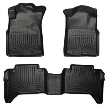 2005-2013 Toyota Tacoma WeatherBeater Combo Black Floor Liners by Husky Liners (98951) - Modern Automotive Performance
