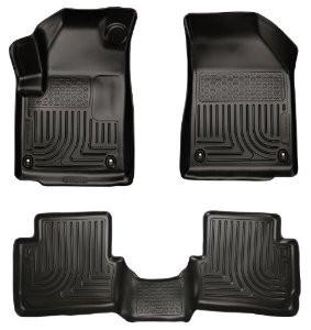 2013 Dodge Dart WeatherBeater Black Front & 2nd Seat Floor Liners by Husky Liners (99021) - Modern Automotive Performance
