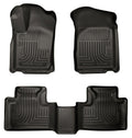 2011-2013 Dodge Durango / 11-13 Jeep Grand Cherokee WeatherBeater Combo Black Floor Liners by Husky Liners (99051) - Modern Automotive Performance
