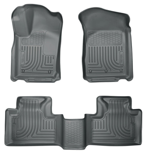 2011-2013 Dodge Durango / 11-13 Jeep Grand Cherokee WeatherBeater Combo Grey Floor Liners by Husky Liners (99052) - Modern Automotive Performance
