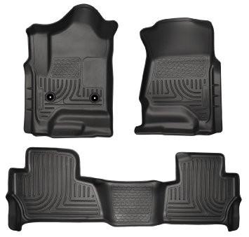2015 Chevy/GMC Tahoe/Yukon WeatherBeater Combo Black Floor Liners by Husky Liners (99201) - Modern Automotive Performance
