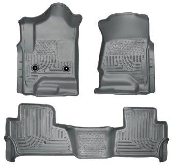 2015 Chevy/GMC Tahoe/Yukon WeatherBeater Combo Grey Floor Liners by Husky Liners (99202) - Modern Automotive Performance
