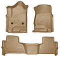 2015 Chevy/GMC Tahoe/Yukon WeatherBeater Combo Tan Floor Liners by Husky Liners (99203) - Modern Automotive Performance
