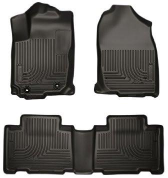 2014 Toyota Corolla Weatherbeater Black Front & 2nd Seat Floor Liners by Husky Liners (99521) - Modern Automotive Performance
