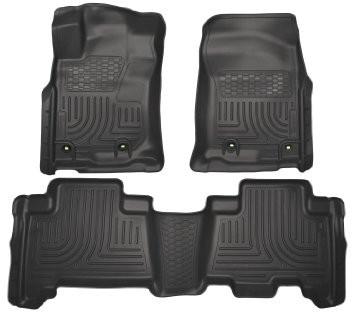 2013 Toyota 4Runner WeatherBeater Black Front & 2nd Seat Floor Liners by Husky Liners (99571) - Modern Automotive Performance
