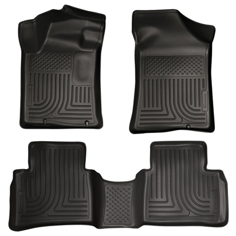 2013 Nissan Altima Weatherbeater Black Front & 2nd Seat Floor Liners by Husky Liners (99641) - Modern Automotive Performance
