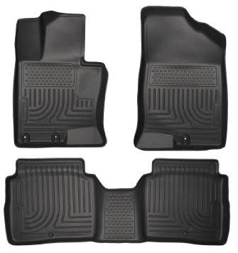 2011-2014 Kia Optima Weatherbeater Black Front & 2nd Seat Floor Liners by Husky Liners (99691) - Modern Automotive Performance
