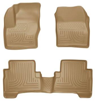 2013 Ford Escape WeatherBeater Combo Tan Floor Liners by Husky Liners (99743) - Modern Automotive Performance
