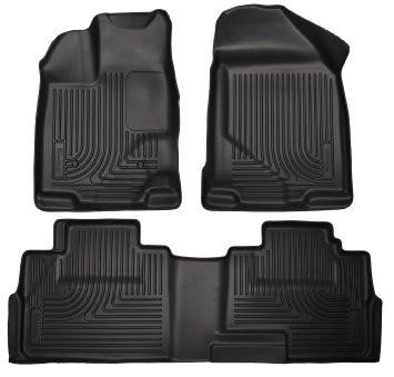 2007-2013 Ford Edge / 07-13 Lincoln MKX Weatherbeater Black Front & 2nd Seat Floor Liners by Husky Liners (99761) - Modern Automotive Performance
