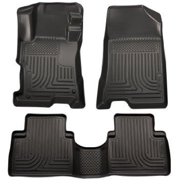 2014 Kia Sorento Weatherbeater Black Front & 2nd Seat Floor Liners by Husky Liners (99871) - Modern Automotive Performance
