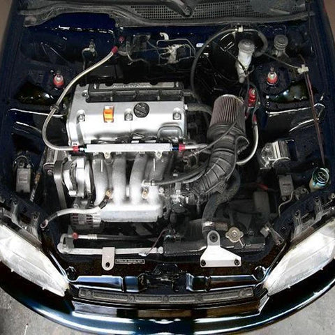 Hybrid Racing K-Series Swap Air Conditioning Line Kit | 1992-1993 Honda Civic & Del Sol (HYB-ACK-01-05)