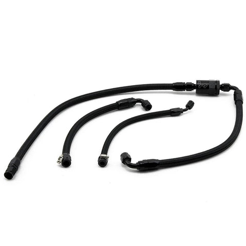 Hybrid Racing K-Series Swap Tucked Fuel Line Kit | 92-00 Honda Civic / 94-01 Acura Integra (HYB-FLK-01-06)