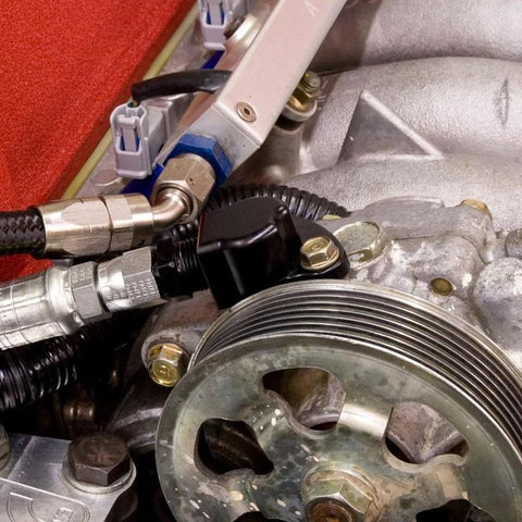 Hybrid Racing K-Series Power Steering Fitting Adapter | Multiple Honda Fitments (HYB-PSF-01-02)