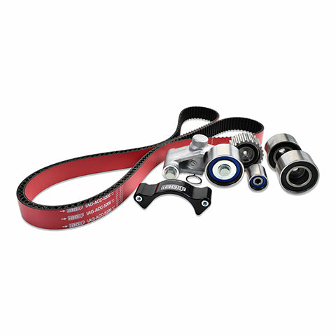IAG Timing Belt Kit with IAG Red Racing Belt | 2002-2014 Subaru WRX, 2004-2021 Subaru WRX STI, and 2005-2012 Subaru Legacy (IAG-ENG-5131RD)