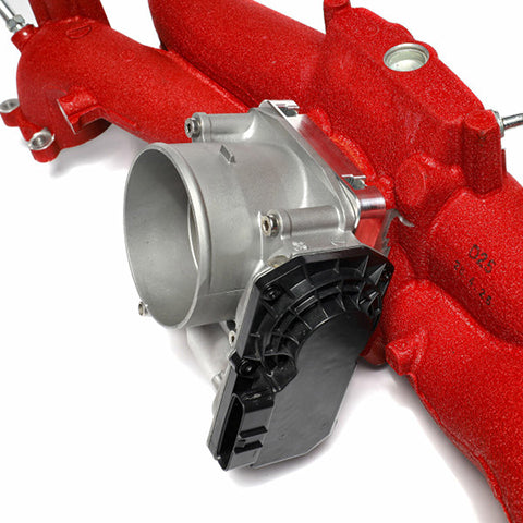 IAG Big Bore 76mm Throttle Body with Electronic and Adapter for OEM/Cosworth Intake Manifolds | 2004-2021 Subaru WRX STI, 2006-2014 Subaru WRX, and 2004-2008 Subaru Forester XT (IAG-AFD-2027)