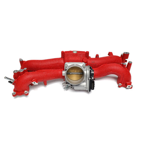 IAG Big Bore 76mm Throttle Body with Electronic and Adapter for OEM/Cosworth Intake Manifolds | 2004-2021 Subaru WRX STI, 2006-2014 Subaru WRX, and 2004-2008 Subaru Forester XT (IAG-AFD-2027)