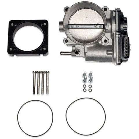 IAG Big Bore 76mm Throttle Body with Electronics and Adapter for Process West Intake Manifolds | 2004-2021 Subaru WRX STI, 2006-2014 Subaru WRX, and 2004-2008 Subaru Forester XT (IAG-AFD-2028)