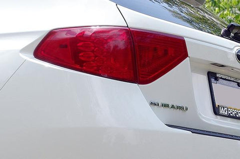 IAG RockBlocker Red Tail Light Overlay Film Kit | 2008-2014 Subaru WRX/STI Hatchback (IAG-BDY-2001)