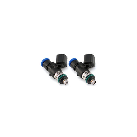 Injector Dynamics ID1050X Fuel Injectors 34mm Length 14mm Top O-Ring 14mm Lower O-Ring Set of 2 (1050.34.14.14.2)