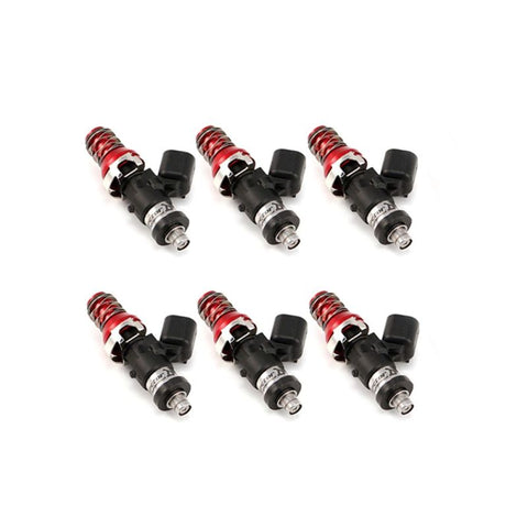 Injector Dynamics ID1050X Injectors - 48mm Length - Mach Top to 11mm - Denso Low Cushion Set of 6 (1050.48.11.D.6)