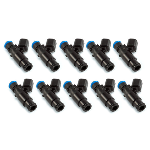 Injector Dynamics ID1050X Injectors 14mm Black Bottom Adaptors Set of 10 (1050.48.14.14B.10)