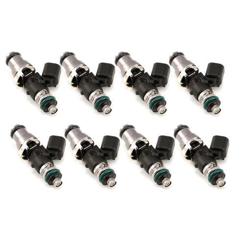 Injector Dynamics 1340cc Injectors - 48mm Length - 14mm Grey Top - 14mm Lower O-Ring Set of 8 (1300.48.14.14.8)