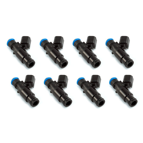 Injector Dynamics 1340cc Injector - 48mm Length - 14mm Top - 14mm Black Bottom Adaptor Set of 8 (1300.48.14.14B.8)
