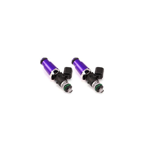 Injector Dynamics 1340cc Injectors - 60mm Length - 14mm Purple Top - 14mm Lower O-Ring Set of 2 (1300.60.14.14.2)