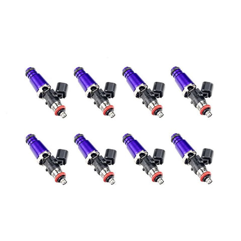 Injector Dynamics 1340cc Injectors - 60mm Length - 14mm Purple Top - 15mm Lower O-Ring Set of 8 (1300.60.14.15.8)