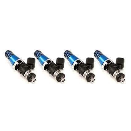 Injector Dynamics ID1700 fuel injectors w/11mm (blue) adapters and denso lower cushions | 2005-2013 Scion tC (1700.17.01.60.11.4)