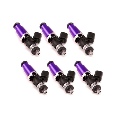 Injector Dynamics 1700cc Injectors - 60mm Length - 14mm Purple Top - Denso Lower Cushion Set of 6 (1700.60.14.D.6)