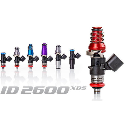 Injector Dynamics ID2600-XDS Injectors | 2003-2011 Mazda RX-8 Secondaries (2600.60.11.D.2)