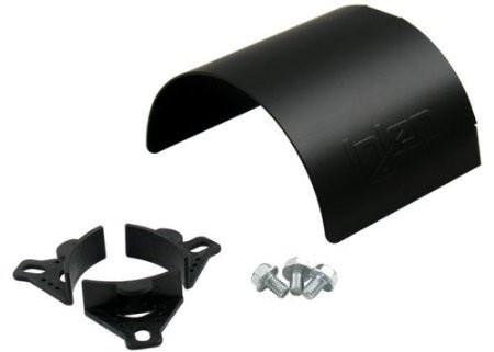 Universal Aluminum Air Filter Heat Shield Fits 3.50 Black by Injen (HS3500BLK) - Modern Automotive Performance

