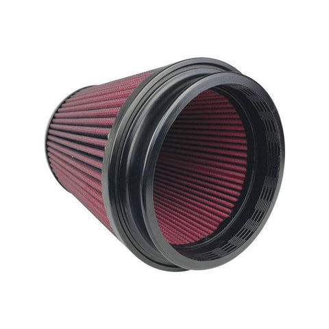 Injen Technology 8-Layer Oiled Cotton Gauze Air Filter - 5.0" Flange ID, 6.5" Base / 6.9" Media Height / 5.30" top (X-1051-BR)