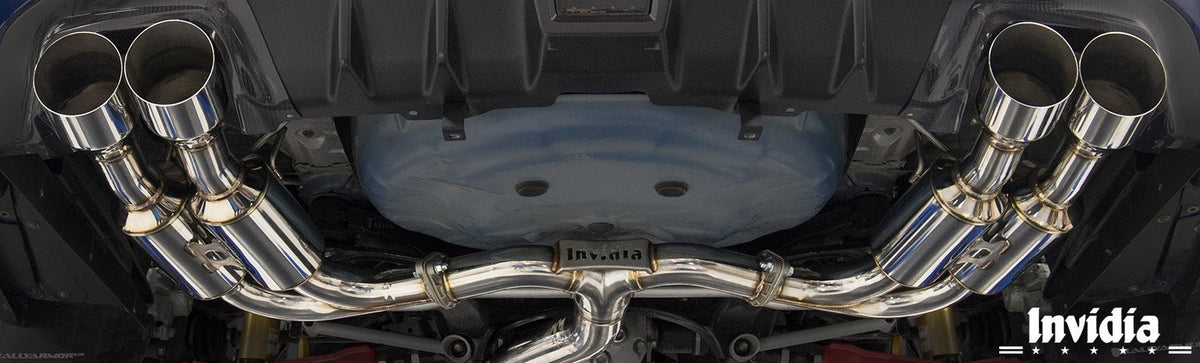 Invidia WRX STI GVB R400 チタンテールマフラー SUBARU（スバル 