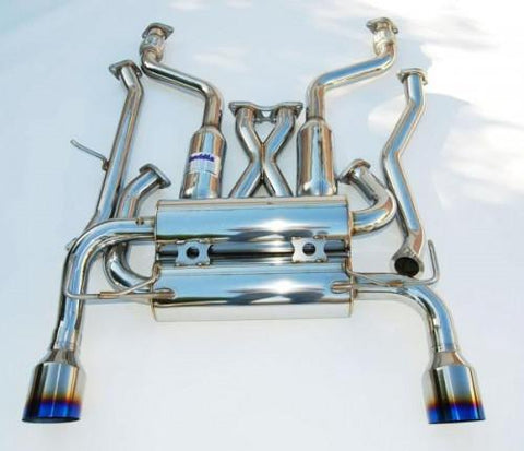 Invidia Gemini Cat-Back Exhaust System - Titanium Tip | 2003-2007 Nissan 350Z (HS02N3ZGIT)