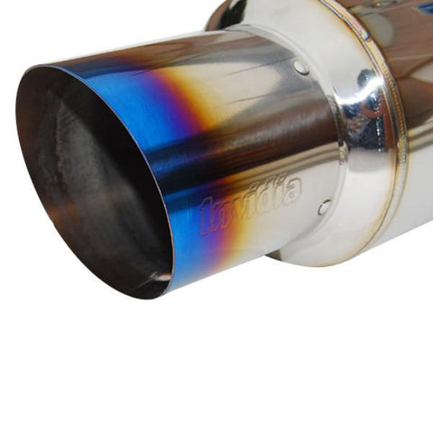 Invidia N1 Stainless Steel Cat-Back Exhaust System | 2003-2006 Mitsubishi Lancer Evolution 8/9 (HS03ML8GTT)