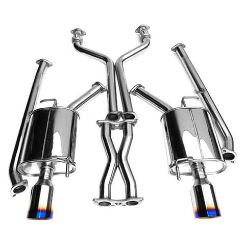 Invidia Q300 Stainless Steel Cat-Back Exhaust System | 2007-08 Infiniti G35 (HS07IG4G3D)