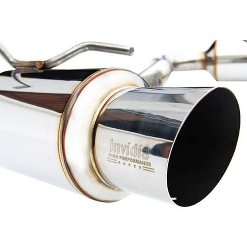 Invidia Dual N1 Single Layer SS Tipped Cat-back Exhaust | 2008-14 Subaru WRX / STI Hatchback (HS08STIGTP)