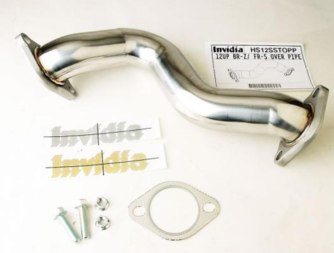Invidia Over-Pipe (one piece bended) (2012-2021 Subaru BRZ / Scion FR-S) HS12SSTOPP