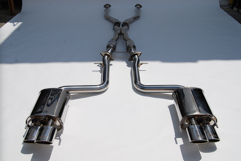 Invidia Rolled Stainless Steel Quad Tip Cat-Back Exhaust | 2014+ Lexus RC-F Q300 (HS14LRF3SH)